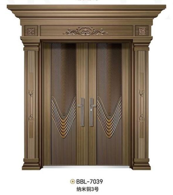 中式卡門鋅合金門